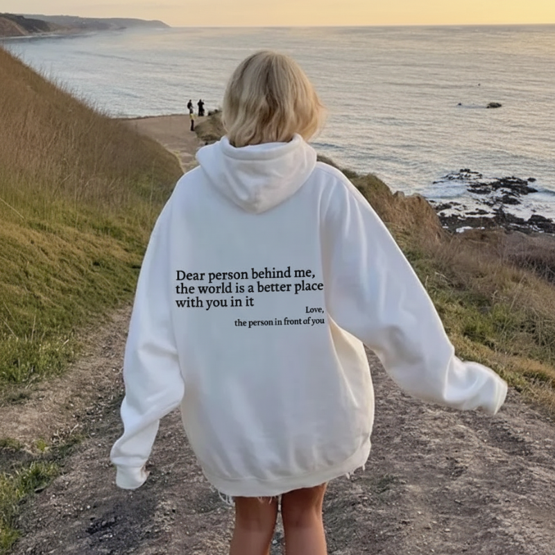 Bluza Stay Alive, która daje siłę osobie za Tobą